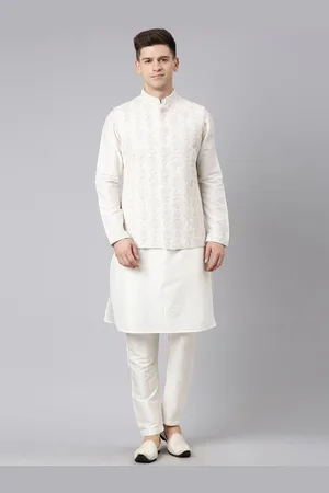 TheEthnic.Co Ethnic Motifs Embroidered Nehru Jacket