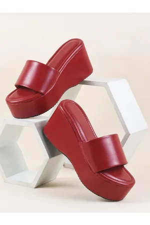 TRY ME Open Toe Flatform Heels