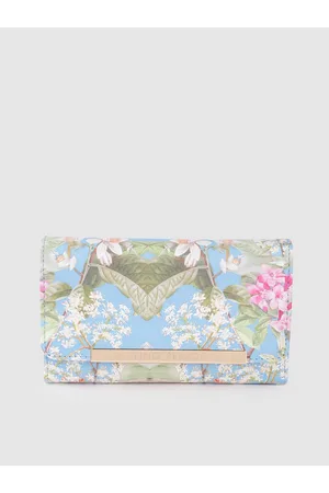 Lino Perros Women Floral Printed Three Fold Wallet