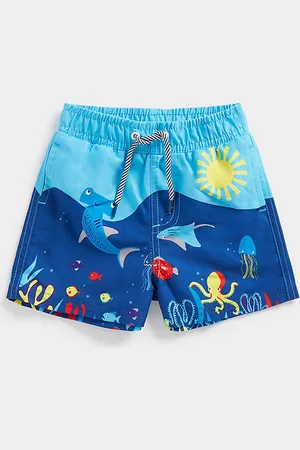 Mothercare Kids Mid Rise Graphic Printed Shorts
