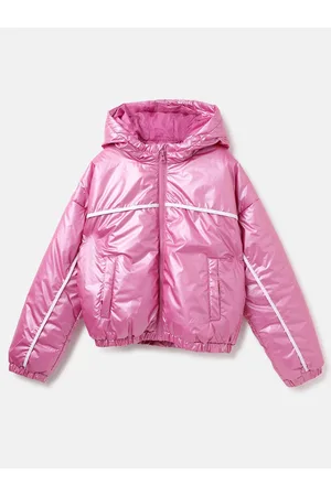 Benetton Girls Hooded Puffer Jacket