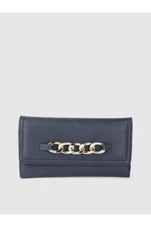 Lino Perros Women Snakeskin Textured Three Fold Wallet