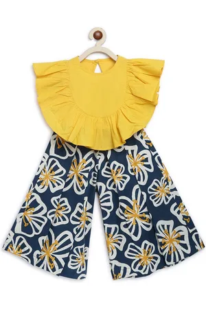 Tiber Taber Girls Pure Cotton Top with Culottes