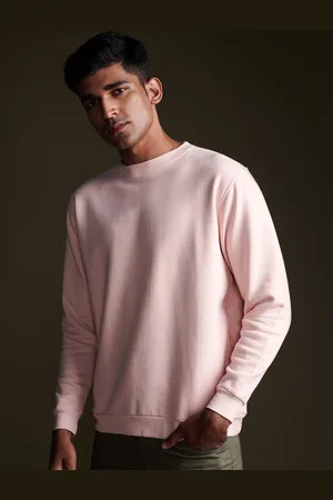 Beyours Round Neck Long Sleeves Pullover Cotton Sweatshirt
