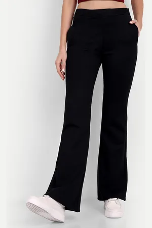 Broadstar Women Smart High Rise Stretchable Bootcut Flared Trouser