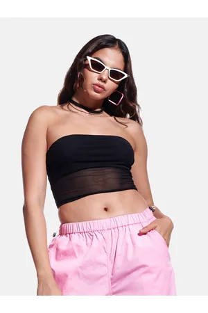 IZF Strapless Tube Crop Top