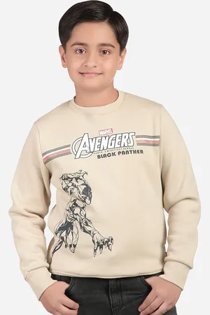 BodyCare Boys Avengers Printed Fleece Sweatshirt
