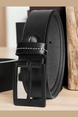 WROGN Men Textured Leather Formal Belt