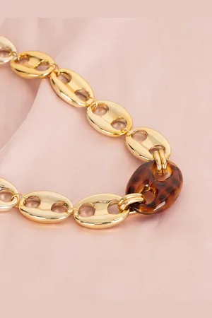 Kazo Gold-Plated Artificial Beads Necklace