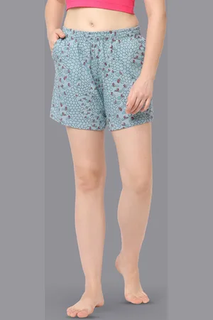 LAASA  SPORTS Women Conversational Printed Dri Fit Yoga Shorts
