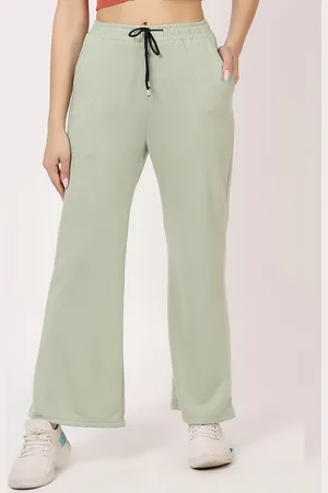 BAESD Women Relaxed High-Rise Non Iron Organic Cotton Parallel Trousers