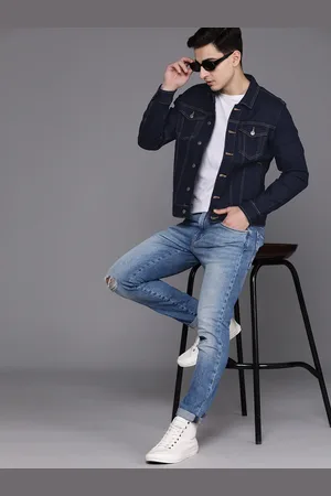 Louis Philippe Solid Denim Jacket