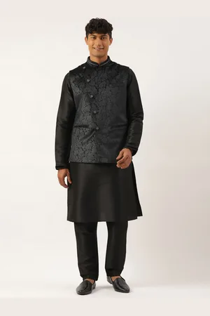 TheEthnic.Co Printed Nehru Jacket