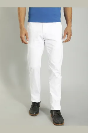 Indian Terrain Men Brooklyn Slim Fit Mid-Rise Trousers