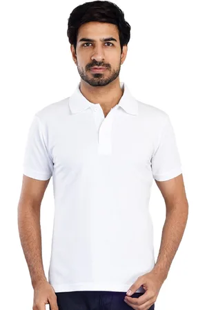 Clothe Funn Polo Collar Knitted Regular Fit T-shirt