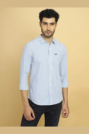 Wrangler Men Opaque Striped Casual Shirt