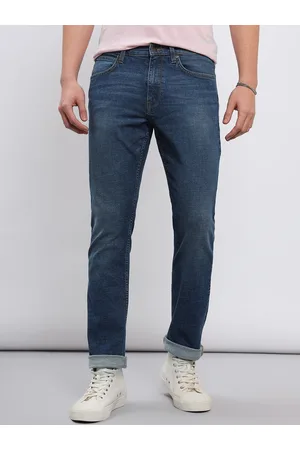 Lee Men Rodeo Straight Fit Light Fade Clean Look Stretchable Jeans