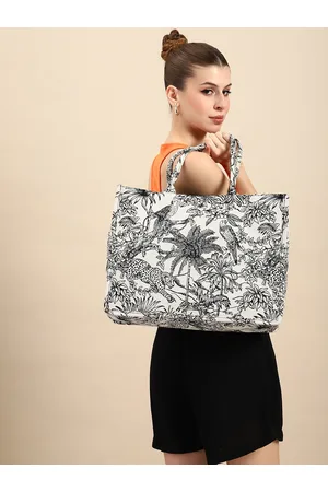 DressBerry Floral Printed Oversized Shopper Tote Bag