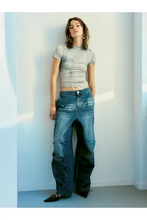 H&M Women Denim Parachute Jeans