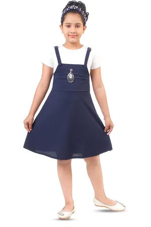BAESD Girls Colourblocked A-Line Dress