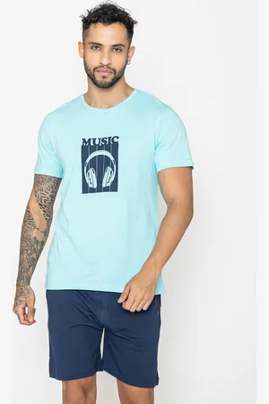 Bonjour Printed Pure Cotton T-Shirt With Shorts