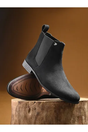 El Paso Round Toe Slip-On Chelsea Boots