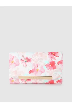 Lino Perros Women Floral Printed Three Fold Wallet
