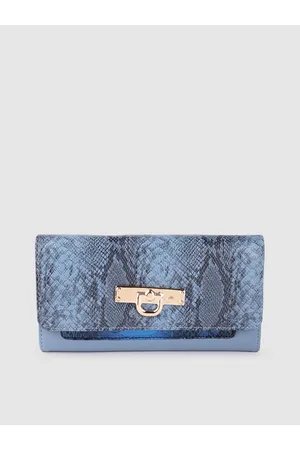 Lino Perros Women Snakeskin Print Three Fold Wallet
