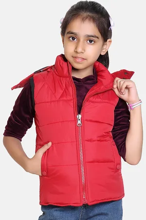 BAESD Girls Lightweight Hooded Puffer Jacket
