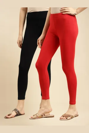 Rangita Pack Of 2 Pure Cotton Ankle-Length Leggings