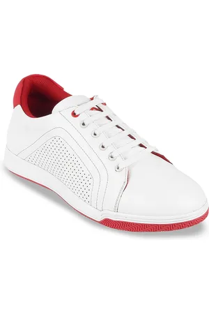 Metro Men Perforated Round Toe Lace Up Sneakers