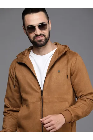 Buy ALLEN SOLLY Maroon Mens Regular Fit Solid Jacket | Shoppers Stop