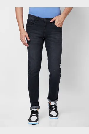 Giordano Men Mid-Rise Slim Fit Light Fade Stretchable Jeans