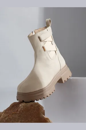 VALIOSAA Women Mid Top Platform Heeled Regular Boots