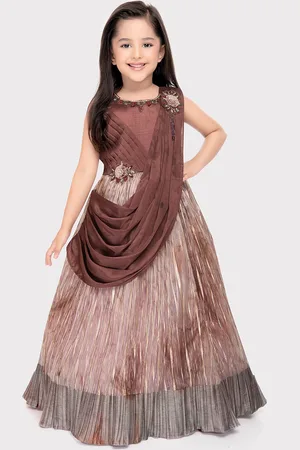 Betty Girls Sleeveless Layered Fit & Flare Dress