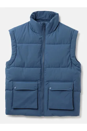 Benetton Boys Mock Collar Padded Jacket