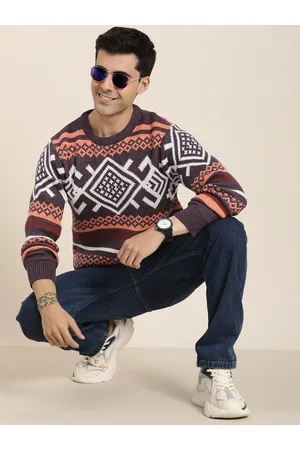 HERE&NOW Men Argyle Pullover