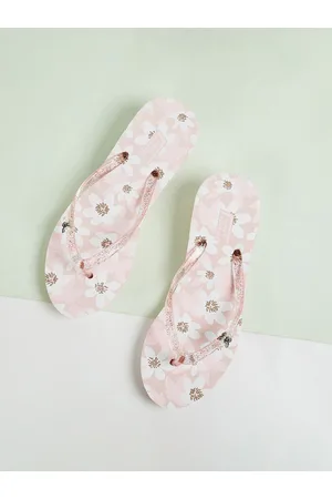 Lifestyle Girls Printed Thong Flip-Flops