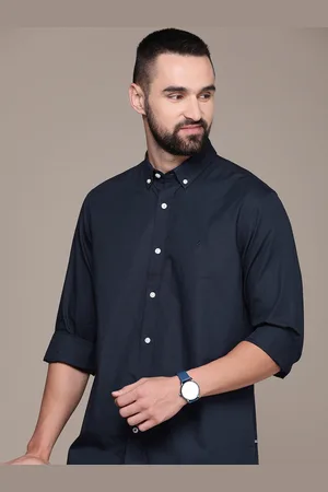 Nautica Pure Cotton Slim Fit Striped Casual Shirt