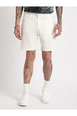 The Bear House Men Mid-Rise Pure Cotton Chinos Shorts