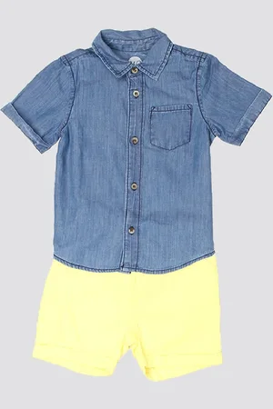 Mothercare Boys Pure Cotton Shirt with Shorts