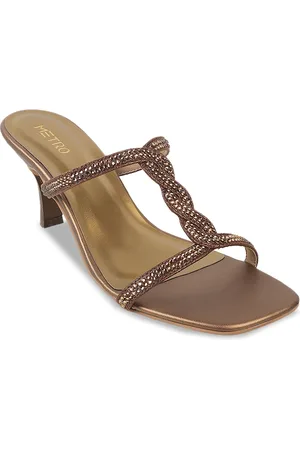 Buy Metro Women's Grey Ankle Strap Sandals for Women at Best Price @ Tata  CLiQ