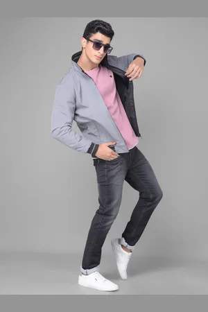 Crimsoune Club Mock Collar Reversible Bomber Jacket