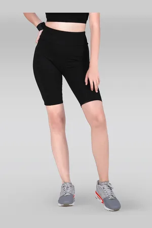 LAASA  SPORTS Women Skinny Fit High-Rise Training or Gym Sports Shorts