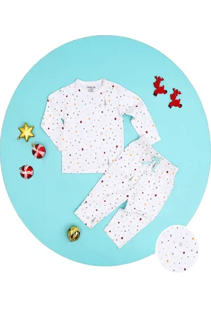 MiArcus Unisex Kids Printed T-shirt with Pyjamas