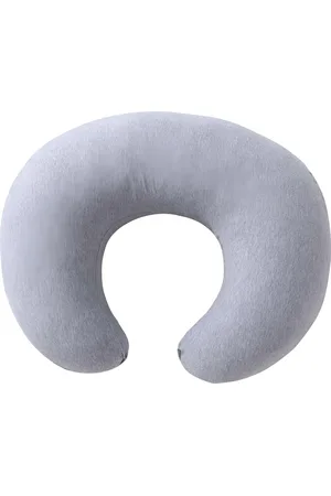 Pum Pum Grey Fibre Filled Ultra Soft Cotton U Shaped Baby Maternity Pillow