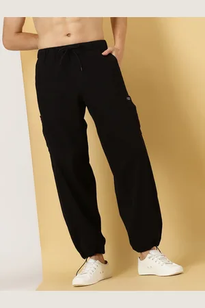 Thomas Scott Men Parachute Loose Fit Mid Rise Pure Cotton Cargo-Style Trousers