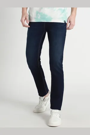 Dennis Lingo Men Mid Rise Cotton Stretch Tapered Fit Jeans