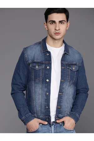 Louis Philippe Washed Denim Jacket