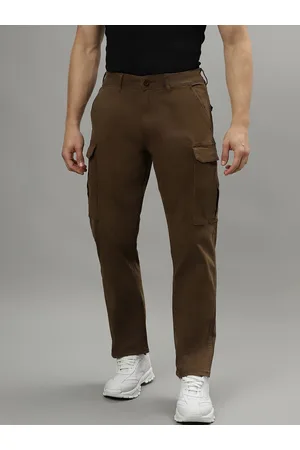 ICONIC Men Mid Rise Cargos Joggers